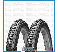 2 Copertoni Gomme Pneumatici 14 X 1.75 MTB NERA Bici 14 MTB
