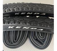 2 Copertoni KENDA o VEERUBBER citybike 700x35C nero + 2 Camere d'aria per Bici 28"