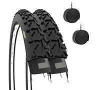 2 COPERTONI 26 X 1.90 + CAMERE GOMME BICI 26" MTB MOUNTAIN BIKE ADULTO UNISEX