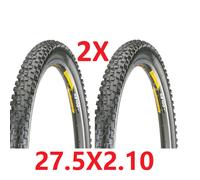 2 Copertoni mtb 27,5x2.10 nero rigido kenda per bici bicicletta E.t.r.t.o.52-584
