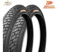 2 COPERTONI BMX FREE STYLE NERI 20 X 1.95 (50-406) BICI BIKE BICICLETTA