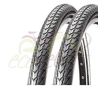 2 COPERTONI NERI C-1446 (47-507) 24 X 1.75 PER BICI BICICLETTA CITY BIKE ELETTRICA E-bike Approved 25 km/h