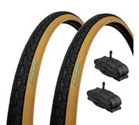 2 COPERTONI CITYBIKE 700X35C + CAMERE AMERICA PER BICI 28" GOMME TREKKING BIKE