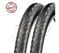 2 COPERTONI PER BICICLETTA NERO 24 x 1.75 (47-507) PNEUMATICO GOMME