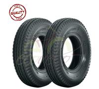2 PNEUMATICI RINFORZATI 6PR COPERTONI 4.80 - 8 GOMMA 71J PER CARRELLO RIMORCHIO