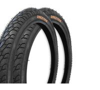 2 COPERTONI NERI PNEUMATICI GOMMA 12 1/2 X 1.75 X 2 1/4 (47-203) CITY BIKE BICI