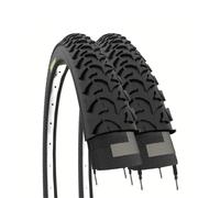2 COPERTONI PNEUMATICI NERI BICICLETTA MTB MOUNTAIN BIKE 26 X 1.95 (50-559) BICI