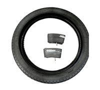 2 COPERTONI PNEUMATICO 2.25-18 (2 1/4-18) + 2 CAMERE MOTO VINTAGE MITAS