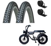 2 COPERTONI VEETIRE VRB028 26 X 1 3/8 + 2 CAMERE VALVOLA ITALIA BICI BICICLETTA