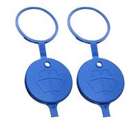 2 coperture blu per serbatoi di pulizia parabrezza, adatte per il coperchio del serbatoio dell'acqua di auto con sistema di pulizia, coperchi di ricambio per il serbatoio dell'acqua dei tergicristalli