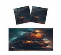 2 coperture fluorescenti per plafoniere a forma di treno locomotiva