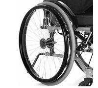 2 coperture for spinta a mano for sedia a rotelle, coperture for bordo di spinta for sedia a rotelle in silicone da 22 pollici con copertura protettiva for spinta a mano antiscivolo e resistente all'u