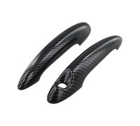 2 coperture in fibra di carbonio per maniglie delle portiere di MINI Cooper S JCW R50 R53 R55, materiale ABS che migliora la resistenza ai graffi e il design esterno dei veicoli MINI