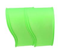 2 coperture in pizzo per scarpe da calcio, in silicone, elastiche, per gare, partite all'aperto, per tenere i legati durante lo sport, da calcio per bambini e adulti, Verde, Refer to