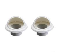 2 coperture in PVC per una ventilazione efficace e gestione dello scarico (prese da 110 mm)