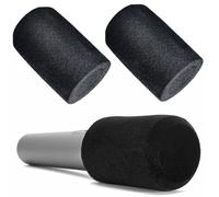 2 coperture in schiuma per microfono compatibili con microfoni wireless JBL PartyBox, per microfono portatile, copertura antivento in spugna per microfono (nero)