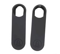 2 coperture in silicone per campanello wireless Nest, custodia protettiva per evitare graffi e mantenere le prestazioni del dispositivo (nero)
