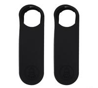 2 coperture in silicone per campanello wireless Nest, realizzate per proteggere il campanello da graffi, polvere e usura ambientale (nero)