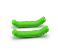 2 coperture in silicone per leva del freno della bicicletta, manicotti protettivi per leve del freno da montagna, a scatto fisso, da strada e bici pieghevoli, accessori per bici (verde)