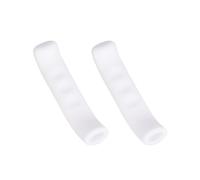2 coperture in silicone per leva del freno della bicicletta, manicotti protettivi per leve del freno per mountain bike, cambio fisso, strada e bici pieghevoli, accessori per bici (bianco)