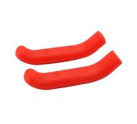 2 coperture in silicone per leva del freno della bicicletta, manicotti protettivi per leve del freno da montagna, a scatto fisso, da strada e bici pieghevoli, accessori per bici (rosso)