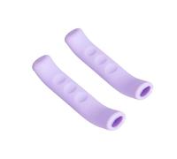 2 coperture in silicone per leva del freno della bicicletta, manicotti protettivi per leve del freno per mountain bike, cambio fisso, strada e bici pieghevoli, accessori per bici (viola)