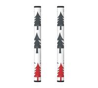 2 coperture natalizie per maniglie del frigorifero, albero colorato per elettrodomestici da cucina, decorazione per frigorifero, forno a microonde, forno e lavastoviglie