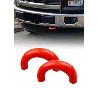 2 coperture per ganci di traino adatte per Ford F150 2004-2024 e adatte per Bronco Base/Big Bend/Outer Banks 2021-2024 e adatte per Toyota Tundra 2017-2021, rosso