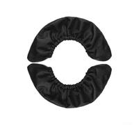 2 coperture per lame per pattini da ghiaccio con spessa microfibra assorbente e base in nylon resistente al taglio, guaine protettive per lame da pattinaggio artistico, per hockey, nero