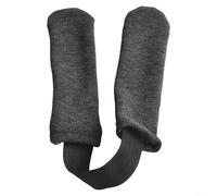 2 coperture per maniglia per vogatore, compatibile con Concept 2, antiscivolo, lavabile, adatta alla maggior parte dei vogatori, 16,9 cm, nero