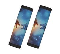 2 coperture per maniglie dei bagagli per valigie, rosso e blu Fire Dragon A, coperture per maniglie dei bagagli, etichette identificative per valigie, accessori per bagagli, essenziali da viaggio per