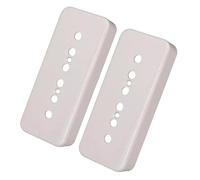 2 Coperture Per Pickup Con Spaziatura Tra I Poli Da 50/52 Mm In Plastica Dura Per Parti Di Chitarra Elettrica For SG Accessorio per Chitarra Strumento (Color : White)