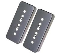 2 Coperture Per Pickup Con Spaziatura Tra I Poli Da 50/52 Mm In Plastica Dura Per Parti Di Chitarra Elettrica For SG Accessorio per Chitarra Strumento (Color : Black)