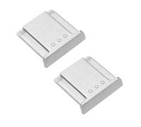 2 coperture per scarpe calde di ricambio compatibili con Fuji X-T4 X-T3 T30 XPRO3 1 X-A2 X-E1 X-E2 X-T1 X-T10 X-T10 X-PRO2X-PRO1X70 GFX 50S fotocamera Hot Shoe Cover Protector Cap