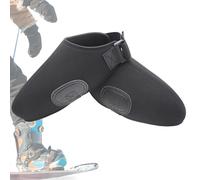 2 coperture per scarponi da passeggio, copertura per stivali invernali in neoprene, per sport invernali, riutilizzabili, coperture per racchette da neve, coperture isolate per il calore