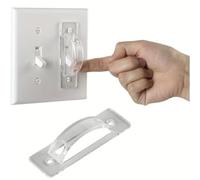 2 coperture trasparenti per interruttore della luce, protezione per interruttore a levetta, copertura anti-accidentale per interruttore da parete, impedisce che l'interruttore della luce venga