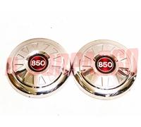 2 COPPE RUOTA BORCHIE CERCHI 12 FIAT 850 BERLINA - T - PULMINO FAMILIARE