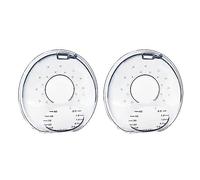 2 coppette per allattamento, conchiglie in silicone per conservare il latte materno per mamme che allattano, 2 coppette per allattamento al seno, coppette riutilizzabili in silicone per il latte