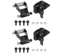 2 Coppia Posteriore Foglia Molla Grillo con Staffa Kit 4L5Z-5775-AA
