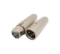 2 coppie 3 pin XLR maschio femmina a RCA maschio connettore audio RCA a XLR spina adattatore jack for microfono altoparlante