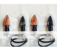 2 COPPIE FRECCE NERE INDICATOR GAMBO CORTO OMOLOGATE UNIVERS PIAGGIO