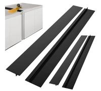 2 coppie Gap stufa coperte di silicone resistente al calore da 21 pollici per il bancone della cucina (tagliabile e non slip), copertura del contatore della stufa