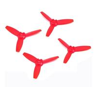2 coppie lotto CW CCW PROPEGGIO DI ROTORI PROPEGGIO ROSSO ROSSO GIALLO BLUI CLOVER CLOVER CLOVER COMPATIBILE CON DRONE BEBOP 3 0 AERILE MULIRIROTORE QUADCOTTER(2pairs red)