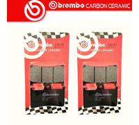 2 Coppie Pastiglie Freno Brembo Anteriori per YAMAHA MT-01 1670 2005 > 2006