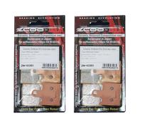 2 COPPIE PASTIGLIE KAWASAKI 1400 ZZR-ABS-PERFORMANCE (Akrapovic) 2006-2011 SINTE