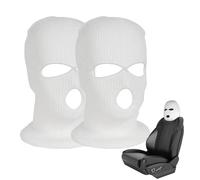 2 copri poggiatesta per auto, divertente poggiatesta per auto, per Halloween, bandito maisk, poggiatesta auto, costume da rapina spaventosa, accessori per auto per furgoni e auto