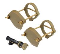 2 copriobiettivo di piccole dimensioni per torcia elettrica Surefire con diametro fino a 2,9 cm, come torcia Scout M300B M600B, marrone chiaro