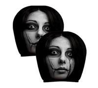 2 Coprisedili Per Poggiatesta Auto Copri Poggiatesta Per Auto Horror