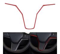 2) Coprivolante interno premium striscia di taglio per Tesla modello Y3