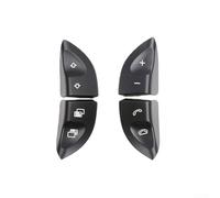 2 coprivolanti per Mercedes per Viano per Vito W639 V260 2010-2015 - Nero/Grigio/Giallo ABS+PC Overlay, facile installazione a scatto, nessun cablaggio (nero)